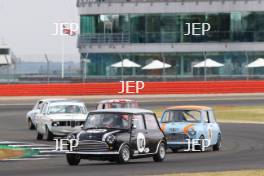 Silverstone Classic  20-22 July 2018 At the Home of British Motorsport 104 Peter James/Alan Letts, Austin Mini Cooper Free for editorial use only Photo credit – JEP