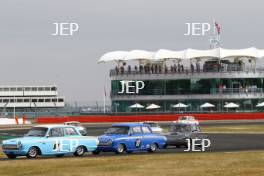 Silverstone Classic  20-22 July 2018 At the Home of British Motorsport Mark Sumpter, Ford Lotus Cortina  Free for editorial use only Photo credit – JEP