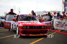 Silverstone Classic  20-22 July 2018 At the Home of British Motorsport 111 Roger Stanford/Jack Stanford, BMW E30 M3 Free for editorial use only Photo credit – JEP