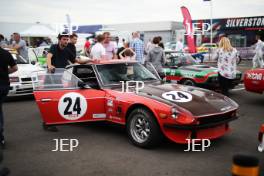 Silverstone Classic  20-22 July 2018 At the Home of British Motorsport 24 Robert Crofton, Datsun 240Z Free for editorial use only Photo credit – JEP