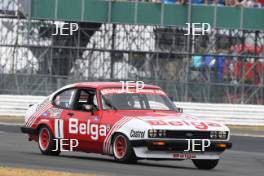 Silverstone Classic  20-22 July 2018 At the Home of British Motorsport 1 Anthony Galliers-Pratt/Ben Cussons,Ford Capri Free for editorial use only Photo credit – JEP