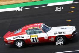 Silverstone Classic  20-22 July 2018 At the Home of British Motorsport 21 Grahame Bryant/Oliver Bryant, Chevrolet Camaro Z28 Free for editorial use only Photo credit – JEP