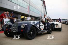 Silverstone Classic  20-22 July 2018 At the Home of British Motorsport 172 Russell Paterson, Morgan Plus 8 Free for editorial use only Photo credit – JEP