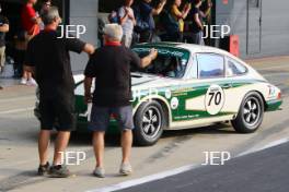 Silverstone Classic  20-22 July 2018 At the Home of British Motorsport 70 Richard Attwood/Tom Bradshaw, Porsche 911 Free for editorial use only Photo credit – JEP