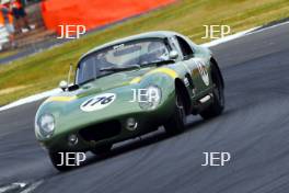 Silverstone Classic  20-22 July 2018 At the Home of British Motorsport 176 David Hart/Olivier Hart, AC Cobra Daytona Coupe Free for editorial use only Photo credit – JEP