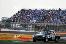 Silverstone Classic  20-22 July 2018 At the Home of British Motorsport 191 Roderick Smith, MGB Free for editorial use only Photo credit – JEP