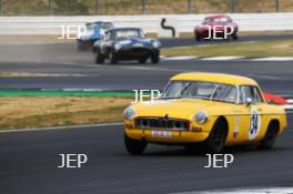 Silverstone Classic  20-22 July 2018 At the Home of British Motorsport 134 Mark Cole/Jason Stanley, MGB	 Free for editorial use only Photo credit – JEP