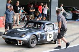 Silverstone Classic  20-22 July 2018 At the Home of British Motorsport 63 Grant Tromans/Richard Meaden, Lotus Elan 26R Free for editorial use only Photo credit – JEP