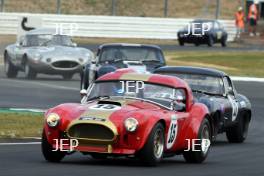 Silverstone Classic  20-22 July 2018 At the Home of British Motorsport 15 Oliver Bryant/Grahame Bryant, AC Cobra Free for editorial use only Photo credit – JEP