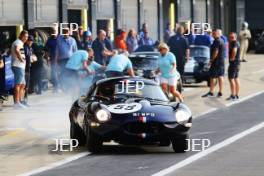 Silverstone Classic  20-22 July 2018 At the Home of British Motorsport 55 Martin Melling/Jason Minshaw, Jaguar E-Type Free for editorial use only Photo credit – JEP