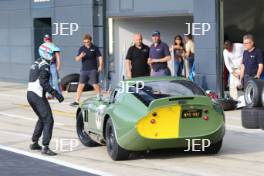 Silverstone Classic  20-22 July 2018 At the Home of British Motorsport 176 David Hart/Olivier Hart, AC Cobra Daytona Coupe Free for editorial use only Photo credit – JEP