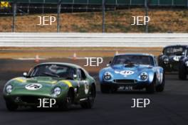 Silverstone Classic  20-22 July 2018 At the Home of British Motorsport 176 David Hart/Olivier Hart, AC Cobra Daytona Coupe Free for editorial use only Photo credit – JEP