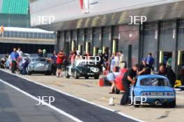 Silverstone Classic  20-22 July 2018 At the Home of British Motorsport Drivers in the pitlane  Free for editorial use only Photo credit – JEP