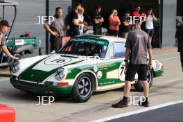 Silverstone Classic  20-22 July 2018 At the Home of British Motorsport 70 Richard Attwood/Tom Bradshaw, Porsche 911 Free for editorial use only Photo credit – JEP