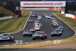 Silverstone Classic  20-22 July 2018 At the Home of British Motorsport Start of the race  Free for editorial use only Photo credit – JEP