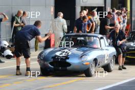 Silverstone Classic  20-22 July 2018 At the Home of British Motorsport 25 John Burton, Jaguar E-Type Free for editorial use only Photo credit – JEP