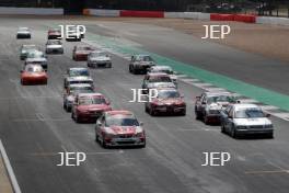 Silverstone Classic  20-22 July 2018 At the Home of British Motorsport Start of Race 2  Free for editorial use only Photo credit – JEP