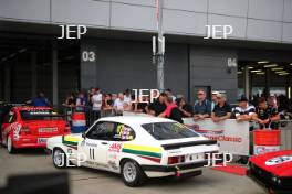 Silverstone Classic  20-22 July 2018 At the Home of British Motorsport 117 Duncan McKay/Jeff Allam, Ford Capri Free for editorial use only Photo credit – JEP