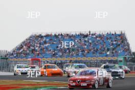 Silverstone Classic  20-22 July 2018 At the Home of British Motorsport 97 Neil Smith, Alfa Romeo 156  Free for editorial use only Photo credit – JEP