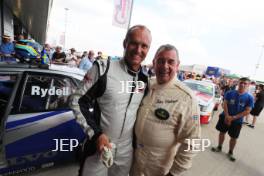 Silverstone Classic  20-22 July 2018 At the Home of British Motorsport 4 Rickard Rydell, Volvo S40 and John Cleland  Free for editorial use only Photo credit – JEP