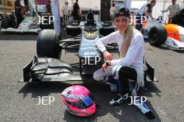 Silverstone Classic  20-22 July 2018 At the Home of British Motorsport Jessica Hawkins Free for editorial use only Photo credit – JEP