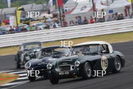 Silverstone Classic  20-22 July 2018 At the Home of British Motorsport 119 Richard Hudson/Clive Morley, Austin Healey 3000  Free for editorial use only Photo credit – JEP