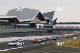 Silverstone Classic  20-22 July 2018 At the Home of British Motorsport 33 Ben Cussons/Jeremy Vaughan, Jaguar E-type Free for editorial use only Photo credit – JEP