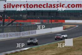 Silverstone Classic  20-22 July 2018 At the Home of British Motorsport 67 Sandy Watson/Martin O’Connell, Jaguar E-type Free for editorial use only Photo credit – JEP