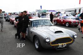 Silverstone Classic  20-22 July 2018 At the Home of British Motorsport 22 George Miller/Les Goble, Aston Martin DB4 Free for editorial use only Photo credit – JEP