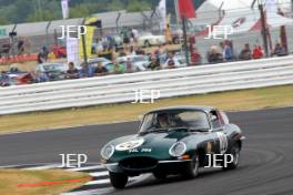 Silverstone Classic  20-22 July 2018 At the Home of British Motorsport 20 Michael O`Shea/David Hall, Jaguar E-type Free for editorial use only Photo credit – JEP