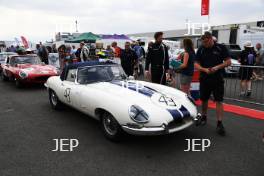 Silverstone Classic  20-22 July 2018 At the Home of British Motorsport 43 Gregor Fisken/Sam Hancock, Jaguar E-type Free for editorial use only Photo credit – JEP