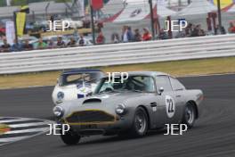 Silverstone Classic  20-22 July 2018 At the Home of British Motorsport 22 George Miller/Les Goble, Aston Martin DB4 Free for editorial use only Photo credit – JEP