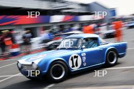 Silverstone Classic  20-22 July 2018 At the Home of British Motorsport 17 Julian Balme/James Mitchell, Triumph TR4 Free for editorial use only Photo credit – JEP