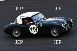 Silverstone Classic  20-22 July 2018 At the Home of British Motorsport 119 Richard Hudson/Clive Morley, Austin Healey 3000  Free for editorial use only Photo credit – JEP