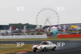 Silverstone Classic  20-22 July 2018 At the Home of British Motorsport 23 Barry Wood/Tony Wood, Jaguar E-type Free for editorial use only Photo credit – JEP