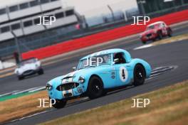 Silverstone Classic  20-22 July 2018 At the Home of British Motorsport 4 Theo Hunt/Mike Grant-Peterkin, Austin Healey 3000 Free for editorial use only Photo credit – JEP