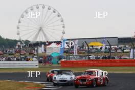 Silverstone Classic  20-22 July 2018 At the Home of British Motorsport 207 Crispin Harris/James Wilmoth, Austin Healey 3000 Mk1 Free for editorial use only Photo credit – JEP