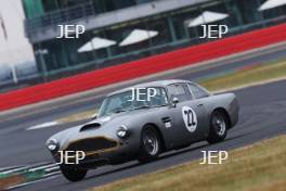 Silverstone Classic  20-22 July 2018 At the Home of British Motorsport 22 George Miller/Les Goble, Aston Martin DB4 Free for editorial use only Photo credit – JEP