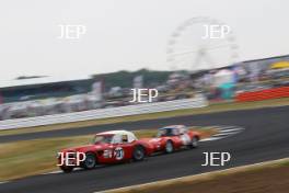 Silverstone Classic  20-22 July 2018 At the Home of British Motorsport 207 Crispin Harris/James Wilmoth, Austin Healey 3000 Mk1 Free for editorial use only Photo credit – JEP