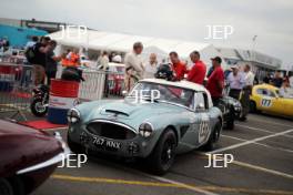 Silverstone Classic  20-22 July 2018 At the Home of British Motorsport 133 Alex Bell/Julian Thomas, Austin Healey 3000 Free for editorial use only Photo credit – JEP