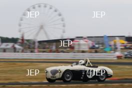 Silverstone Classic  20-22 July 2018 At the Home of British Motorsport 41 Nick Brayshaw/Sam Tordoff, Austin-Healey 100M Free for editorial use only Photo credit – JEP