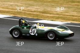 Silverstone Classic  20-22 July 2018 At the Home of British Motorsport 56 Nick Riley, Lister Maserati Free for editorial use only Photo credit – JEP