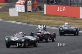 Silverstone Classic  20-22 July 2018 At the Home of British Motorsport 36 Rod Barrett/Jay Shepherd, Jaguar D-type Free for editorial use only Photo credit – JEP