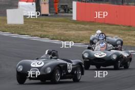 Silverstone Classic  20-22 July 2018 At the Home of British Motorsport 20 Rudiger Friedrichs, Jaguar C-type Free for editorial use only Photo credit – JEP