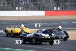 Silverstone Classic  20-22 July 2018 At the Home of British Motorsport 7 Gary Pearson Jaguar D-type Free for editorial use only Photo credit – JEP