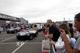 Silverstone Classic  20-22 July 2018 At the Home of British Motorsport 36 Rod Barrett/Jay Shepherd, Jaguar D-type Free for editorial use only Photo credit – JEP