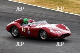 Silverstone Classic  20-22 July 2018 At the Home of British Motorsport 15 Richard Wilson/Martin Stretton, Maserati 250S Free for editorial use only Photo credit – JEP