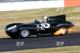 Silverstone Classic  20-22 July 2018 At the Home of British Motorsport 12 Steve Boultbee Brooks,Jaguar D-type Free for editorial use only Photo credit – JEP