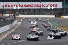 Silverstone Classic  20-22 July 2018 At the Home of British Motorsport Start 3 Wolfgang Friedrichs/Simon Hadfield, Aston Martin DB5 Free for editorial use only Photo credit – JEP