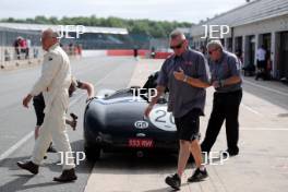 Silverstone Classic  20-22 July 2018 At the Home of British Motorsport 20 Rudiger Friedrichs, Jaguar C-type Free for editorial use only Photo credit – JEP